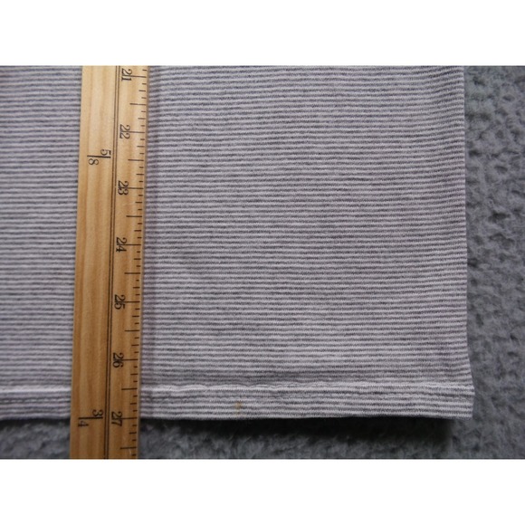 Vintage‎ St. Croix Shirt Mens Size Large Gray Striped Crew Dive Experience USA - Picture 10 of 11